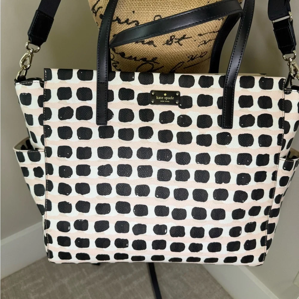Kate Spade‎ Black and White Polka Dot Tote